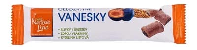 Nature Line Celozrnné Vanesky se švestkami