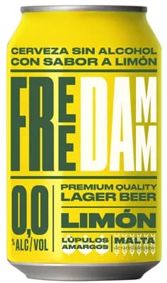 Free Damm Lemon 0.0 plech nealkoholické pivo