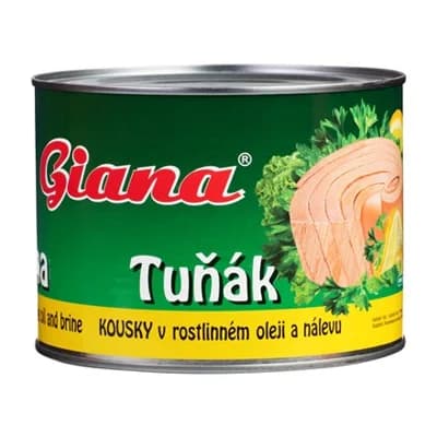 Giana Tuňák kousky v rostlinném oleji a nálevu 1,