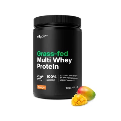 Vilgain Grass-Fed Multi Whey Protein – mango lassi