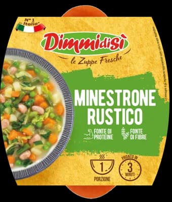 DimmidiSì Zeleninová polévka minestrone s luštěninami (1 porce)