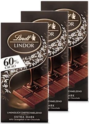 Lindt Lindor 60 % 3x 100 g