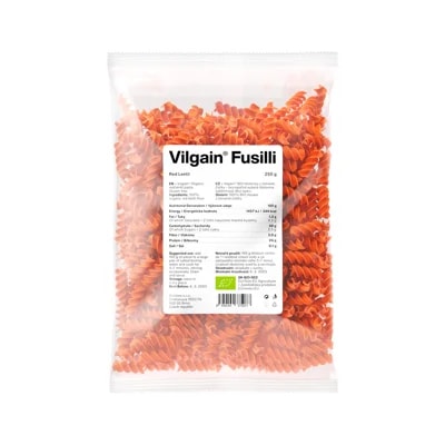 Vilgain Fusilli těstoviny BIO – čočkové