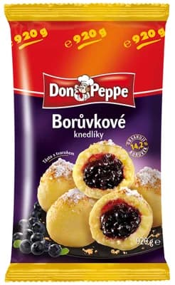 Don Peppe Knedlíky tvarohové borůvkové