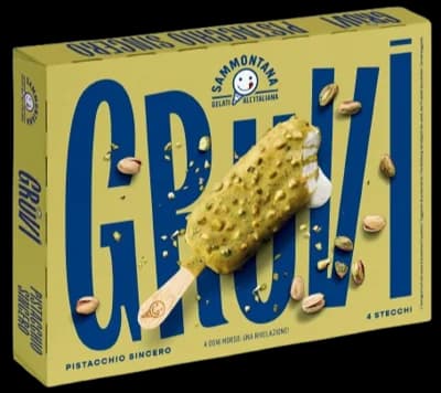 Sammontana Gruvi pistácie multipack nanuků (4×75 ml)