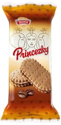 Sedita Princezky sušenky s kávovou náplní