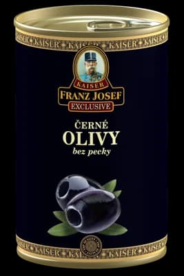 Franz Josef Kaiser Černé olivy ve slaném nálevu bez pecky
