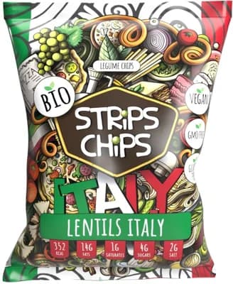 Strips Chips BIO čočka Italia