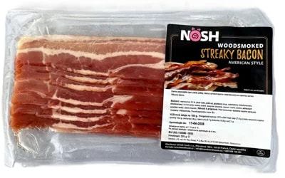 Americká slanina uzená, plátky