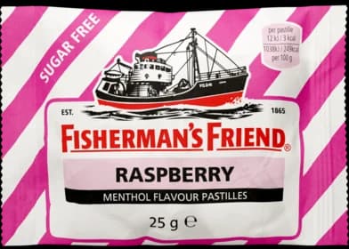 Fisherman's Friend Malina bez cukru růžový