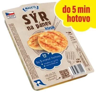 Madeta Sýr na pánev klasik, 2ks
