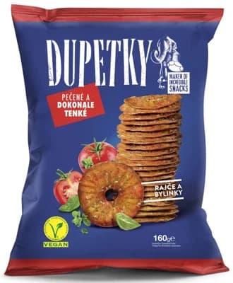 Dupetky pečené & rajče-bylinky