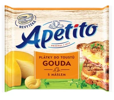 Apetito tavené plátky do toustů Gouda