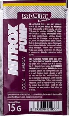 Prom-in Nitrox Pump Extreme - cola s citronem