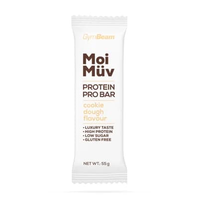 GymBeam MoiMüv Protein Pro Bar cookie těsto