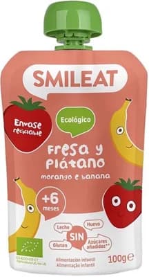 Smileat BIO Kapsička jahoda, banán a karotka