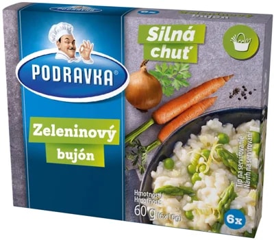 Podravka Bujón zeleninový kostky 6×10g