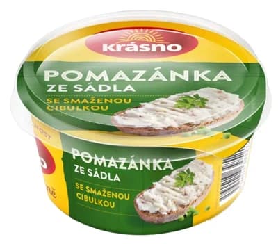 Krásno Pomazánka ze sádla se smaženou cibulkou