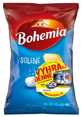 Bohemia chips solené