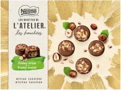 Nestlé Ateliér Křehký oříšek pralinky