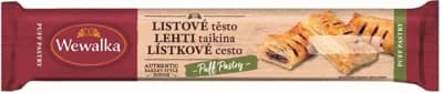 Wewalka Listové těsto na pečicím papíru rozválené