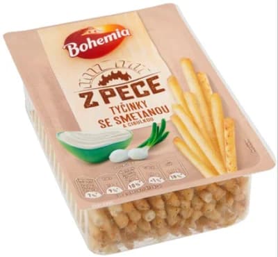 Bohemia z pece tyčinky smetana + cibulka