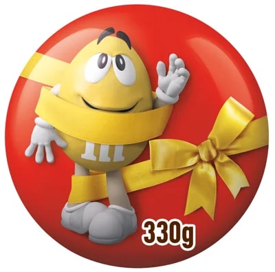 M&M's Dražé plněné praženými arašídy v mléčné čokoládě a cukrové polevě