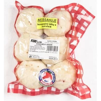 Knedlíky kynuté jahodové 6 ks chlaz. 550 g