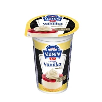 MLÉKÁRNA KUNÍN Šlehačka De Luxe vanilka 27 %