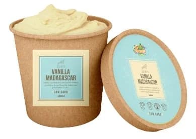Low carb zmrzlina vanilka Madagascar