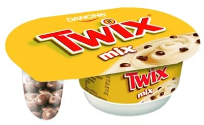 Danone Jogurt s Twix kuličkami v čokoládě