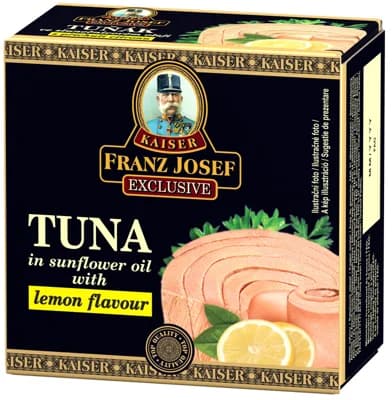 Franz Josef Kaiser Tuňák steak v rostlinném oleji s citronem