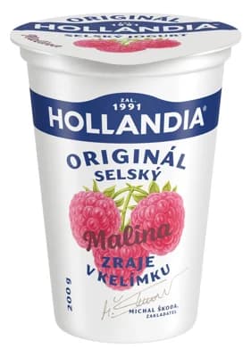 Hollandia Selský jogurt malina