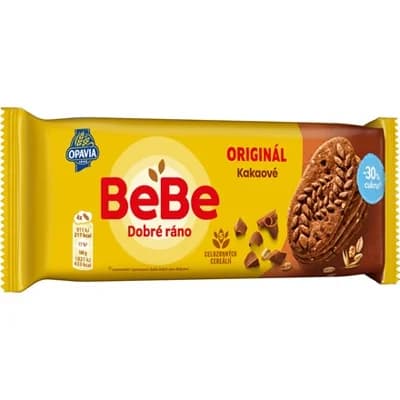 OPAVIA BeBe Dobré Ráno sušenky kakaové -30 % cukru 30 x