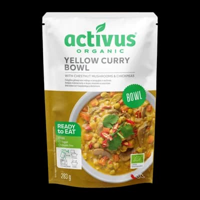 Activus ORGANIC Yellow curry bowl