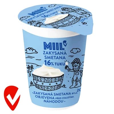 Miil Zakysaná smetana 16 % tuku