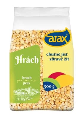 ARAX Hrách žlutý půlený loupaný