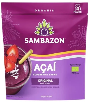 Sambazon BIO Acai Original dřeň na smoothie