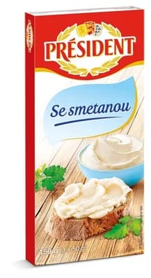 Président Tavený se smetanou 3x50g