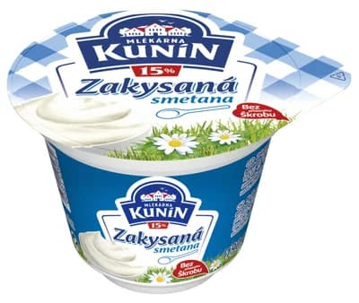 Mlékárna Kunín Zakysaná smetana krémovitá (15%)