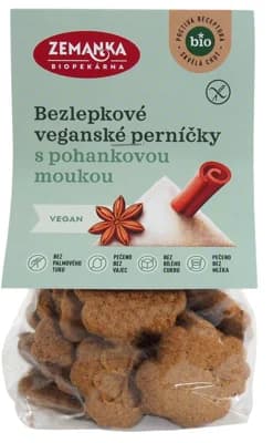 Biopekárna Zemanka BIO Bezlepkové veganské perníčky
