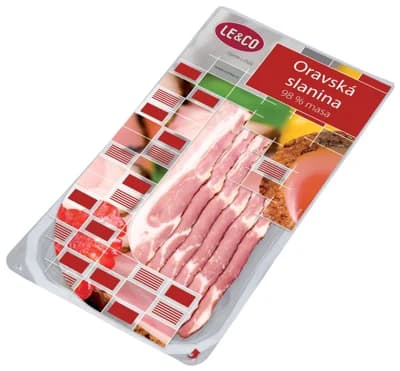 LE&CO Oravská slanina s obsahem masa 98 %