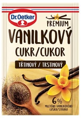 Dr.Oetker Premium Vanilkový cukr třtinový