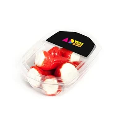 Papriky plněné sýrem chlaz. (pevný podíl 130 g) 150 g