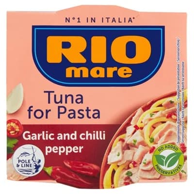 RIO mare Pasta Tuňák v olivovém oleji s česnekem a Chilli