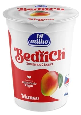 Milko Bedřich smetanový jogurt mango 10 %