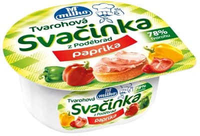 Milko Svačinka zeleninový tvaroh paprika
