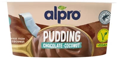 Alpro Kokosový pudink s čokoládovou příchutí