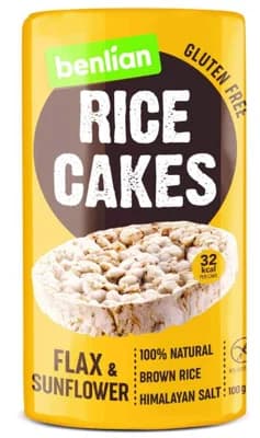 Benlian Rice cakes - lněné semínko a slunečnice