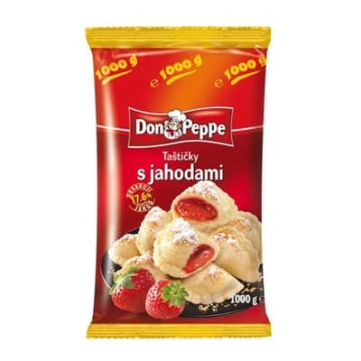 DON PEPPE Taštičky s jahodami mraž.